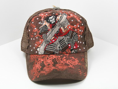 Samurai Rhinestone Cap