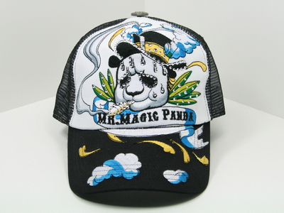 Magic Panda Rhinestone Cap