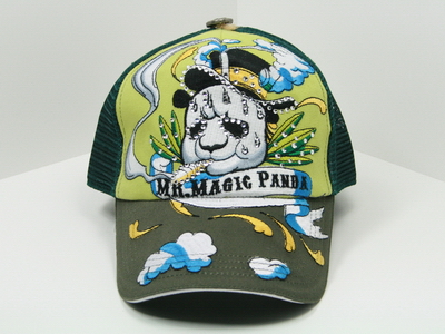 Magic Panda Rhinestone Cap