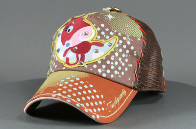 Swarovski Rhinestone  Cap Cow