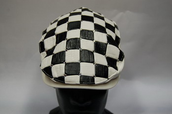 CHECKER FLAT CAP